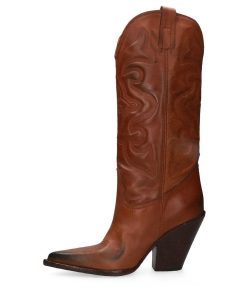 Tex Style Elena Iachi | E3634 Stivale Western Pelle Cuoio