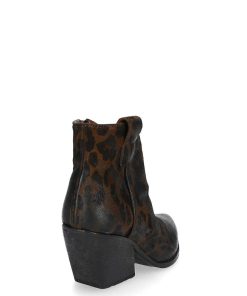 Tex Style Elena Iachi | E2004 Tronchetto Texano Pelle Leopard Mm70