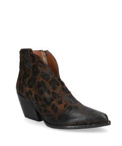 Tex Style Elena Iachi | E2004 Tronchetto Texano Pelle Leopard Mm70