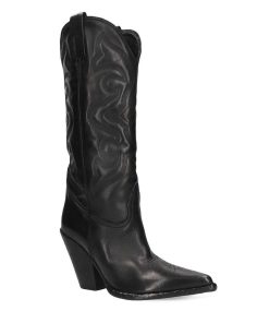 Tex Style Elena Iachi | E3634 Stivale Western Pelle Nero