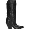 Inverno 2024 Elena Iachi | E3634 Stivale Western Pelle Nero