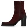 Inverno 2024 Elena Iachi | E3664 Tronchetto Suede Bordeaux