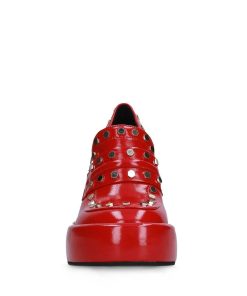 Inverno 2024 Elena Iachi | E3544 Mocassino Con Tacco Alto Berry