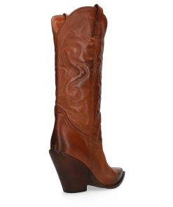 Tex Style Elena Iachi | E3634 Stivale Western Pelle Cuoio