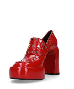 Inverno 2024 Elena Iachi | E3544 Mocassino Con Tacco Alto Berry