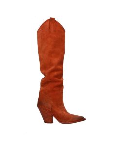 Tex Style Elena Iachi | E3632 Stivale Western Scamosciato Mango