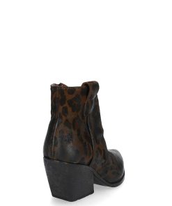 Inverno 2024 Elena Iachi | E2004 Tronchetto Texano Pelle Leopard Mm70