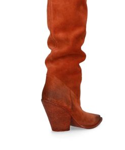 Tex Style Elena Iachi | E3632 Stivale Western Scamosciato Mango