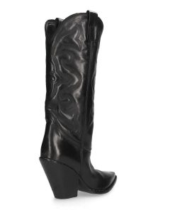 Tex Style Elena Iachi | E3634 Stivale Western Pelle Nero