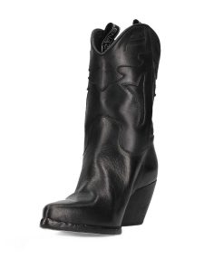 Tex Style Elena Iachi | E2016 Stivale Texano In Pelle Nero